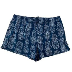 Lauren James Pineapple Print Swim Women's Large NWT